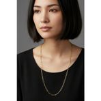 Rua Jewelry Çelik Ataş Kolye - Uzun 60 cm 5 mm Altın Renk | Kararmaz , Unisex , 2 Yıl Garantili