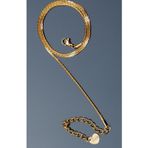Rua Jewelry Çelik İtalyan Box Chain Kolye 1 Mm Altın Renk | Kararmaz , Unisex , 2 Yıl Garantili