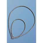 Rua Jewelry Çelik Italyan Örme Kolye 3 Mm Gümüş Renk | Kararmaz ,unisex ,2 Yıl Garantili