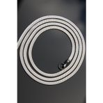 Rua Jewelry Çelik Italyan Yassı Balıksırtı Kolye 3 Mm Gümüş Renk | Kararmaz , Unisex , 2 Yıl Garantili