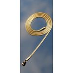 Rua Jewelry Çelik Italyan Yassı Yılan Kolye 3 Mm Altın Renk | Kararmaz , Unisex , 2 Yıl Garantili