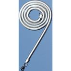 Rua Jewelry Çelik Italyan Yassı Yılan Worm Kolye 5 Mm Gümüş Renk | Kararmaz ,unisex ,2 Yıl Garantili