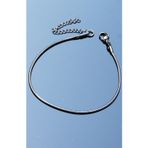 Rua Jewelry Çelik Italyan Yuvarlak Yılan Bileklik 1 Mm Gümüş Renk | Kararmaz ,unisex ,2 Yıl Garantili