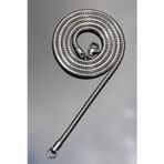 Rua Jewelry Çelik Italyan Yuvarlak Yılan Kolye 4 Mm Gümüş Renk | Kararmaz ,unisex ,2 Yıl Garantili
