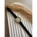 Rub046 25 Mm Rubsey Retro Minimal Deri Kordon Vintage Kadın Kol Saati Siyah