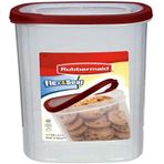 Rubbermaid 1,1 Galon Plastik Gıda Kutusu, 16,3 cm x 16,3 cm x 26,4 cm, Şeffaf