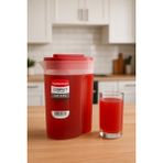 Rubbermaid Compact 1.9 Litre Sürahi – Kırmızı Kapak, Bpa Free - Şeffaf - 1,9 lt