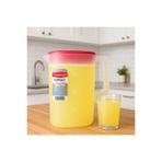 Rubbermaid Compact 3.8 L Sürahi – Kırmızı Kapaklı, Bpa’sız Plastik, Bulaşık Makinesi Uyumlu
