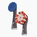 Rubbermaid Reveal Power Scrubber takılabilir ovma ve XL fırça başlığı, kablosuz, elektrikli, pille çalışan ovma fırçası, mutfak/ocak/tabak çanak çömlek/çatal bıçak takımı/cihazlar için ideal, 2 adet
