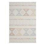 Rubby Koleksiyonu Sisal Dekoratif Halı 1551 Çok Renkli-Beyaz, 120 x 400