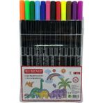 Rubenis 12 Renk 0.4 mm Fineliner Kalem Seti Canlı Renklerle Ürün Grubu Araç Gereçler - Çok Renkli - 12 Adet