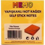Rubenis 76*76 Mm 50 Yaprak Şeffaf Postit Turuncu Rps-153