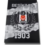 rubenis a4 beşiktaş temalı hazır defter kabı pp metalize 80417 (1 paket 25 adet) - Yok