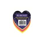 Rubenis Desenli Fosforlu Yapışkanlı Not Kağıdı Kalp Temalı 4 Renk Rps-114