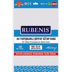 Rubenis Kitap Kabı 10 Adet Beyaz Fon Kartonu ile A4 Boyutunda Koruma Sağlar