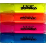 Rubenis Pastel Ton 4lü Set Fosforlu Kalem