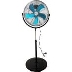 Rubenis RBS-27 PLUS 18" Sanayi Tipi Vantilatör 130W Güç, 5 Kollu Ayaklı Tasarım - Siyah