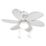 Rubenis Rbt306 Wht Glob Tavan Vantilatör 30Inc 130W
