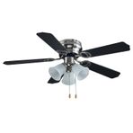 Rubenis RBT425 BLK Aydınlatmalı Siyah Tavan Vantilatörü