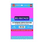 Rubenis RK-518 Pembe Yapışkanlı Buzlu Şeffaf Kitap Kabı