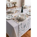 Rubi Porselen Vintage Flowers Green 48 Parça 12 Kişilik Porselen Yemek Takımı - Yeşil