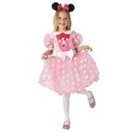 Rubies Minnie Mouse 7-8 Yaş Pembe Glitz Çocuk Kostüm