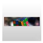 Rubik Küpü Kanvas Tablo 60x20cm