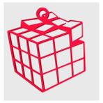 Rubik Küpü Kırık Kolye (Plastik Aparattır!!!)