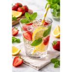 RUBİKAP 20 adet Kristal Mika Su Bardağı (270 ml) (Şık Sofra Konsepti)