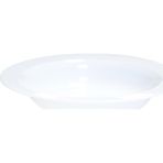 Rubikap Beyaz Çukur Tabak 19 cm - 10'lu