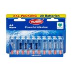 Rubin Alkalin AA 1,5V 20'li Kalem Pil