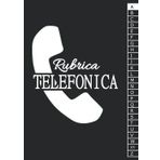 Rubrica Telefonica: Rubrica Tascabile Alfabetica con 320 Contatti con Nome, E-mail, Numeri di telefono, Indirizzi e Compleanni | - 4 pagine per ogni lettera| Copertina Nera