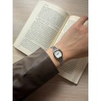 Rubsey Retro Minimal Metal Kordon Vintage Kadın Kol Saati Gümüş Minik - Altın