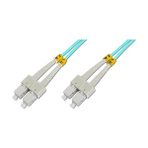 Rubu Fiber Optik Patch Kablo Sc/upc-Sc/upc Multi Mode Om3 1 Metre duplex 2.0mm 50/125