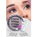 ruby face Doğal Görünümlü Manyetik Mıknatıslı Tam Boy Takma Kirpik & Klips Makası- No: 5