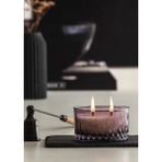 Ruby Kokulu Mum 130 gr Mürdüm Renkli Vanilya Aromalı Kristal Kesim Cam Özellikli