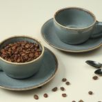 Ruby Seasons Koyu Gri Çay Fincan Takımı 4 Parça