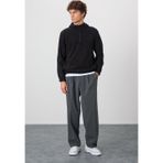 Ruby Siyah Standart Kalıp Polar Erkek Sweatshirt - 88300