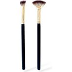 Rubyface 2'Li Makyaj Fırça Seti - Aydınlatıcı (Highlighter) Fırça & Açılı Gölgeleme Fırça Seti