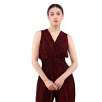 RUBYSTARS Çizgili Tulum kırmızı XL starNM961