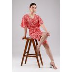 RUBYSTARS Şort Tulum Kırmızı M starNM991