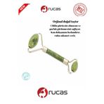 Rucas Orjinal Doğal Çift Taraflı Yeşim Taşı Masaj Aleti Cilt Yenileme New Rucas42111a12122