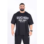 RUCHON NUTRITION Bigsize - R.R. Quality 2805 Erkek Geniş Kalıp Sporcu Tişört - Fitness & Spor Giyim - Rahat Pamuklu