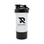 Ruchon Nutrition Smart Shaker 500 ml - Protein Karıştırıcı Sporcu Suluk - Beyaz