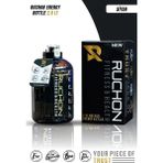 Ruchon Sporcu Matara - Motivasyon Yazılı Büyük Suluk - Tritan Malzeme Bpa Free - Fitness & Günlük Kullanım - 2500 ML - Siyah