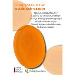 RUDDYSUN Kojik asit sabunu Güneş ve lekeleri Doğal kararma karşıtı bitkisel sabun vegan