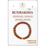 Rudraksha Doğal Taş Bileklik (Zihinsel Dengenin Anahtarı) Aa Kalite