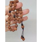 Rudraksha Tohum Düğümlü 33Lük Tesbih (1758)
