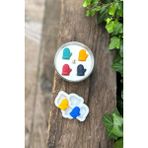 Rufus Concept 3D Eldiven Mini 4'lü Silikon Mum Kalıbı - Beyaz