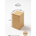 Rufus Concept 9,5X9,5X16CM Kilitli Kraft Kutu 25 Adet